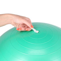 Гимнастический мяч HMS YB01, черный