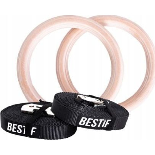Деревянные кольца для кроссфита Bestif (BKG02)