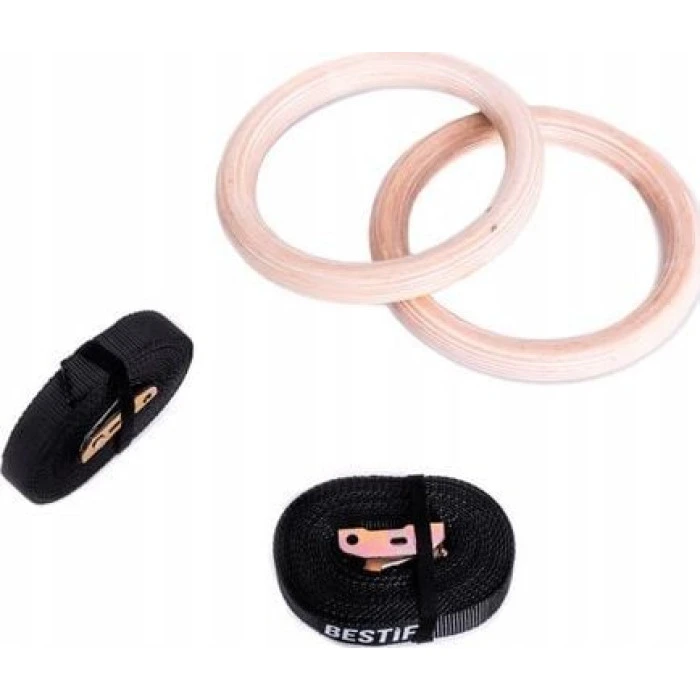 Деревянные кольца для кроссфита Bestif (BKG02)