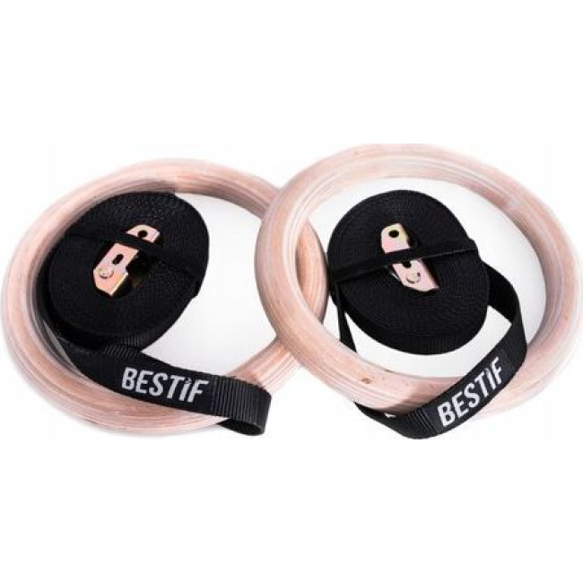 Деревянные кольца для кроссфита Bestif (BKG02)