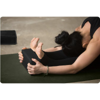 Куб для йоги 2 штуки черный NS-962