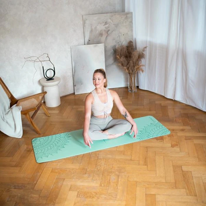 Коврик для йоги YM10 TPE MINT HMS