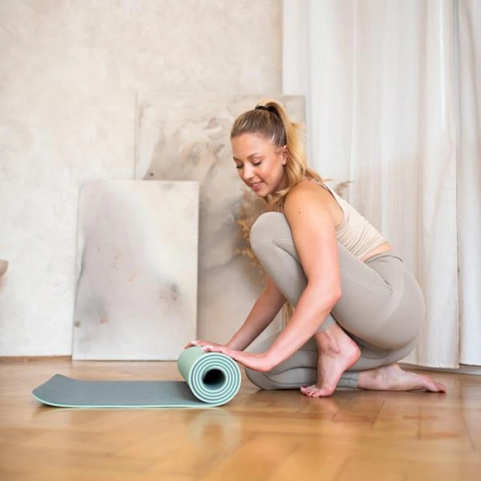 Коврик для йоги YM10 TPE MINT HMS