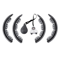 Хула-хуп HMS HHW06 со счетчиком, нагрузкой и поясом для похудения BR163, черный