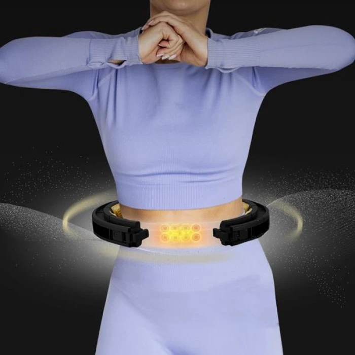 Обруч магнитный с весом + счетчик HMS HHM13 черно/золотой