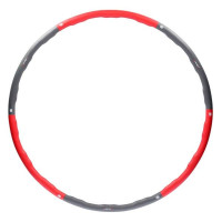 Массажный обруч Хула Хуп HHP002 HULA HOP 1,2KG 100CM HMS - красно-серый