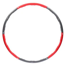 Масажний обруч Хула Хуп HHP002 HULA HOP 1,2KG 100CM HMS - червоно-сірий