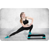 Степ-платформа 3 ступени NS-402 бирюзовая