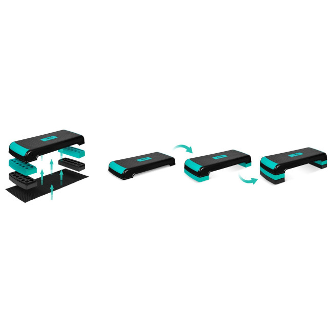 Степь-платформа 3 ступени NS-402 бирюзовая
