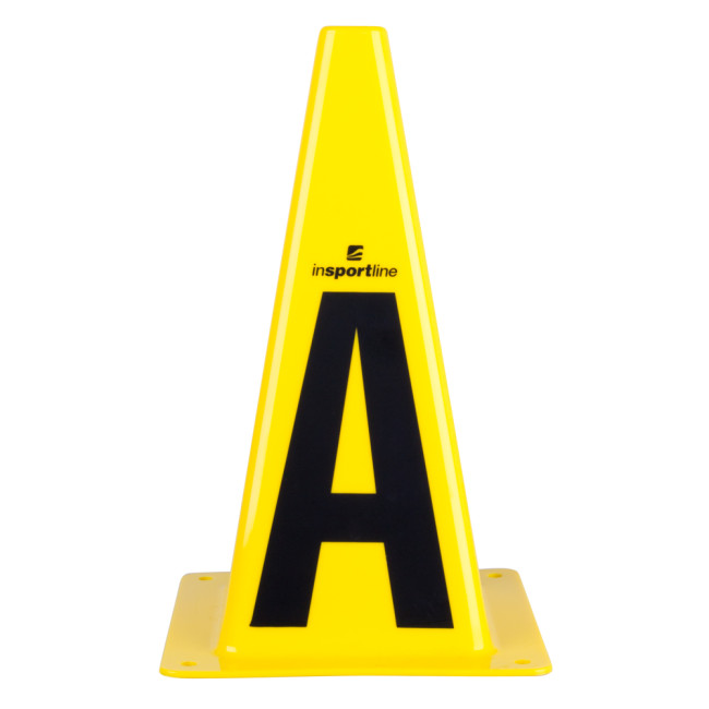 Пластиковые конусы для тренировок inSPORTline Alphabet 23 см