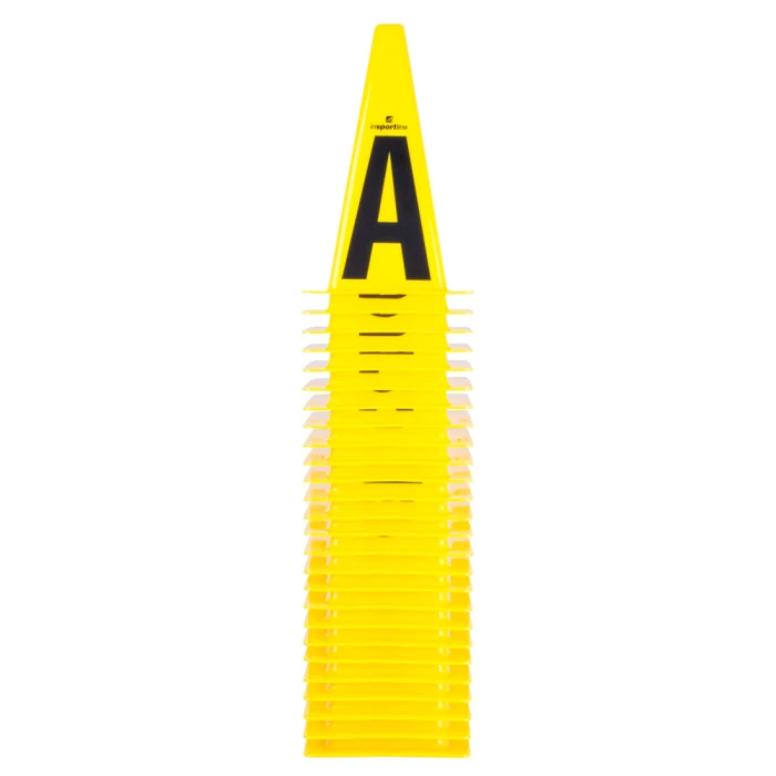 Пластикові конуси для тренувань inSPORTline Alphabet 23 см
