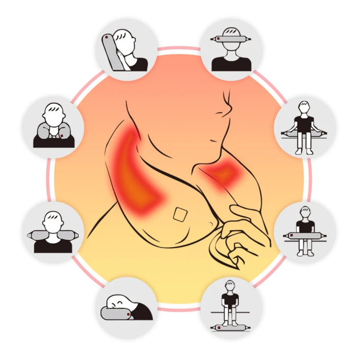 Дорожная подушка с подогревом inSPORTline Catterpila