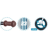 Біговел Ricokids Fun Adventure 12" біло-синій