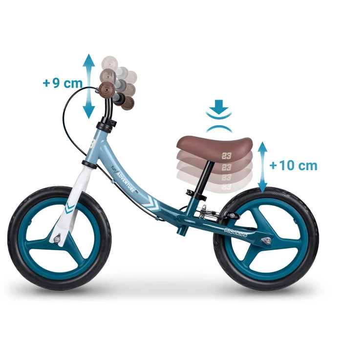 Біговел Ricokids Fun Adventure 12" біло-синій