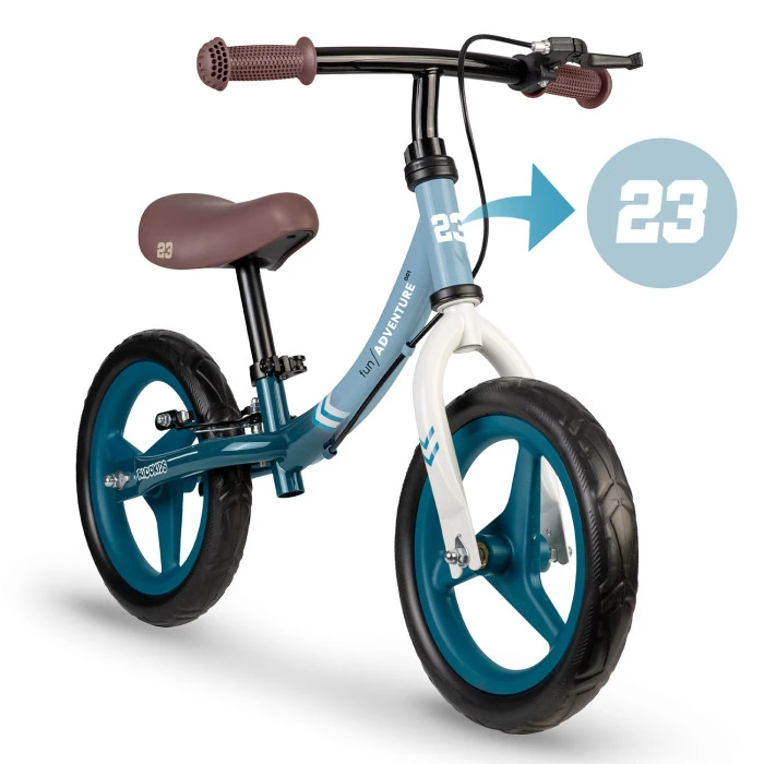 Біговел Ricokids Fun Adventure 12" біло-синій