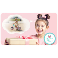 Биговел Ricokids FUNNU сиренево-голубой