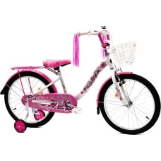 Дитячий велосипед Vivo FLOWER 20 біло-рожевий