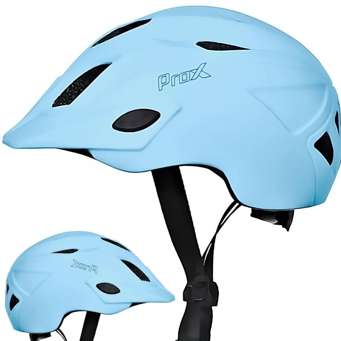 Шолом дитячий PROX FLASH LED IN-MOULD M (52-56cm) бірюзовий