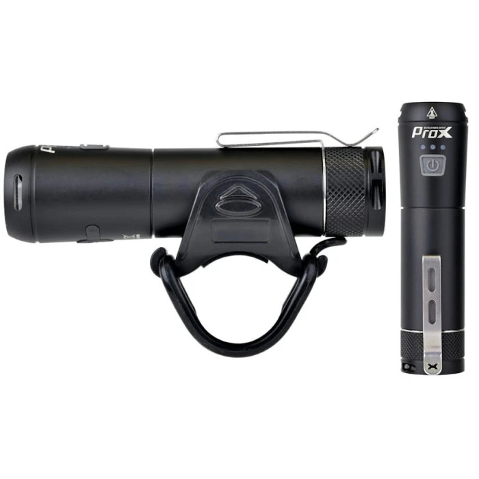 Ліхтар PROX RAN 900Lm, 2600mAh, USB-C, MAGNES, KLIPS, MEMORY, SAFE MODE