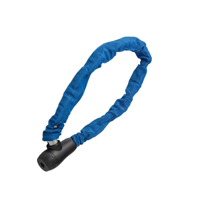 Замок велосипедная цепь 8х900мм, Синий