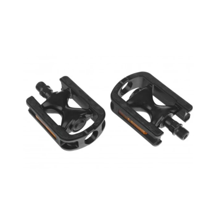 Чорні алюмінієві педалі FP-920 трекінгові протиковзкі