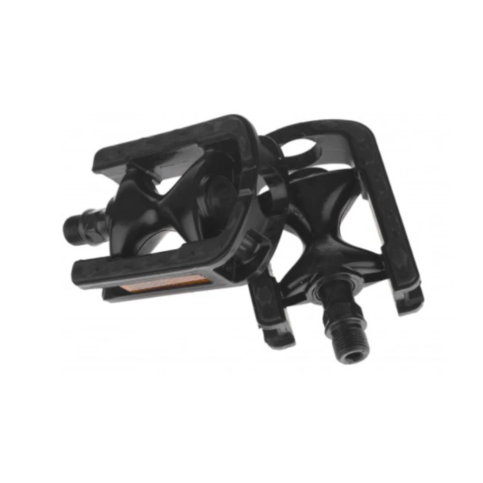 Чорні алюмінієві педалі FP-920 трекінгові протиковзкі
