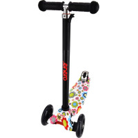 Самокат Enero Maxi Flowers Белый (1028736)