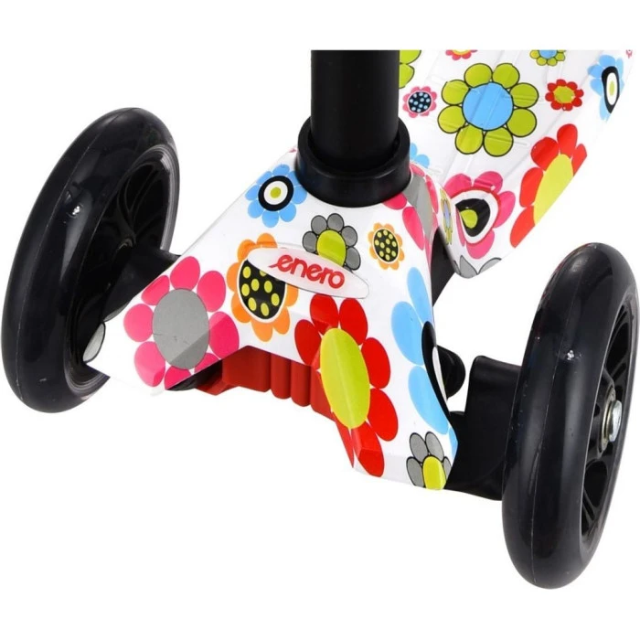 Самокат Enero Maxi Flowers Белый (1028736)