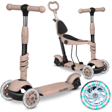Самокат детский трехколесный Ricokids Todi бежевый