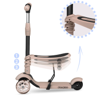 Самокат детский трехколесный Ricokids Todi бежевый