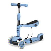 Самокат детский трехколесный Ricokids Todi голубовато-серый