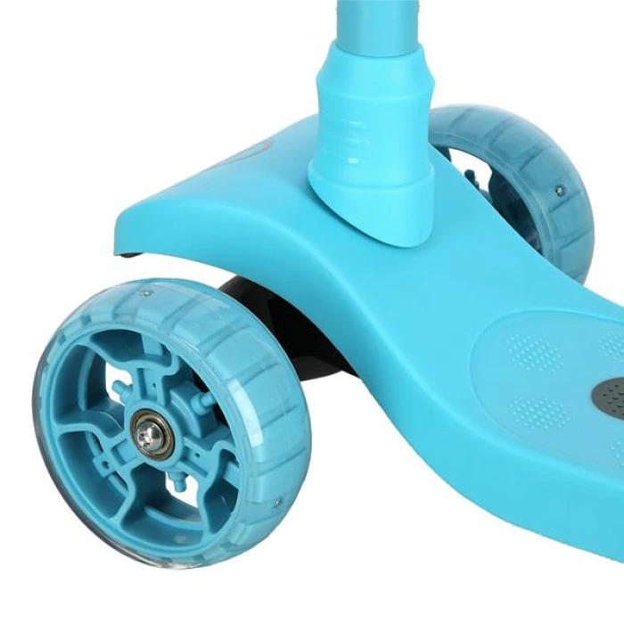 Самокат детский трехколесный Nils Extreme HLB09 бирюзовый