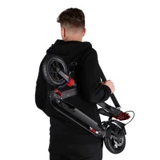 Самокат складной NILS EXTREME HM209T (черно-красный)