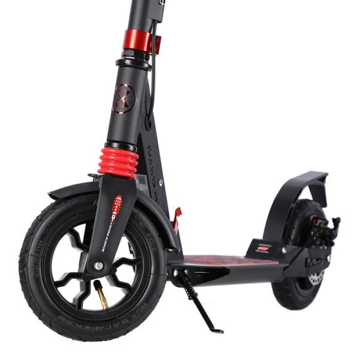 Самокат складной NILS EXTREME HM209T (черно-красный)
