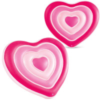 Пліт надувний пляжний INTEX 58727 Серце, 155 x 135 см