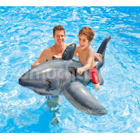 Пліт надувний для плавання INTEX 57525 Акула, 173 x 107 см