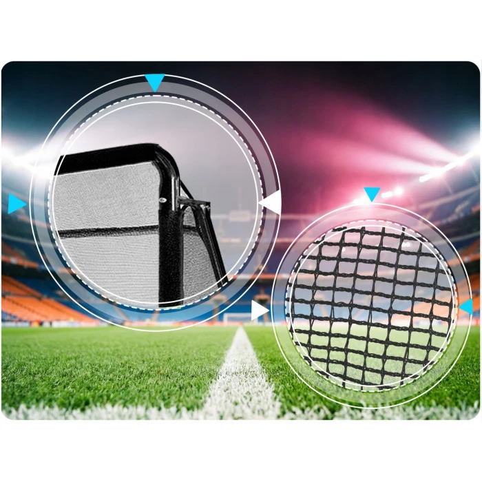 Ворота футбольные Neo-Sport NS-487 180 х 120 х 60 см, черные