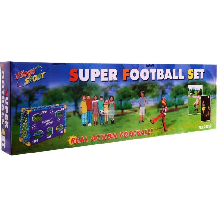 Ворота футбольные детские Ramiz ZOG.26002 135 x 100 см сине-желтые