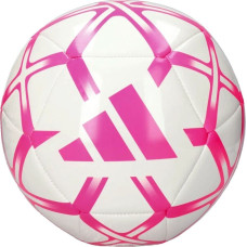 Мяч футбольный Adidas Starlancer Club IP1646 размер 3, бело-розовый
