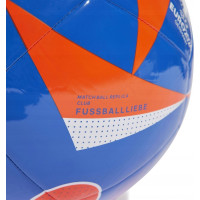 Мяч футбольный Adidas Euro24 Club Fussballliebe IN9373 размер 3, сине-оранжевый