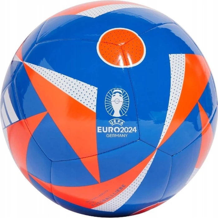 М'яч футбольний Adidas Euro24 Club Fussballliebe IN9373 розмір 3, синьо-помаранчевий