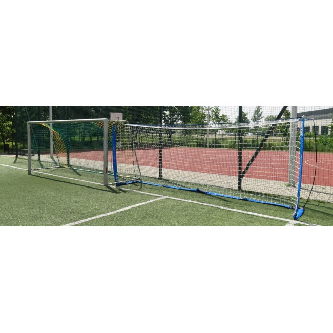 Ворота футбольні YakimaSport UNI 500 х 200 см, синьо-білі