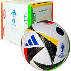 Футбольный мяч Adidas Euro24 Fussballliebe IN9369 размер 5, черно-белый
