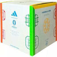 Футбольный мяч Adidas Euro24 Fussballliebe IN9369 размер 5, черно-белый