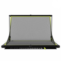 Ворота футбольні алюмінієві BAZOOKAGOAL 150 х 90 см, чорно-жовті