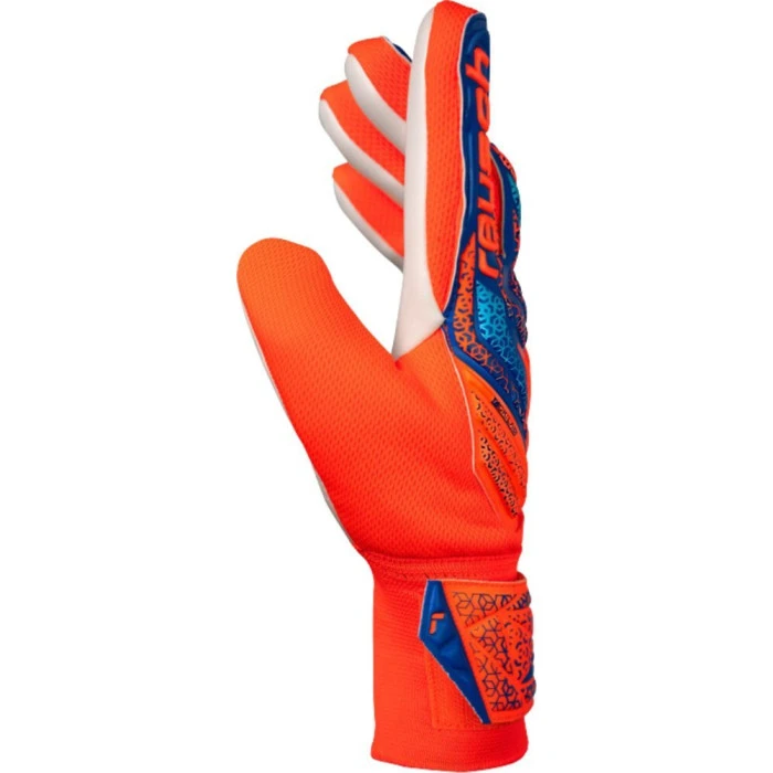 Перчатки вратарские Reusch Attrakt Starter Solid Junior 5572514 2290 г.8, оранжево-синие