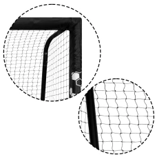 Ворота футбольные Neo-Sport NS-462 180 x 120 x 60 см, черно-белые