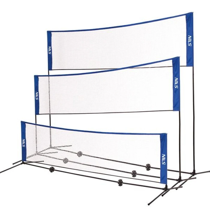 Многофункциональные сетки с полным покрытием 3в1 бадминтон+теннис+волейбол NILS NT7111