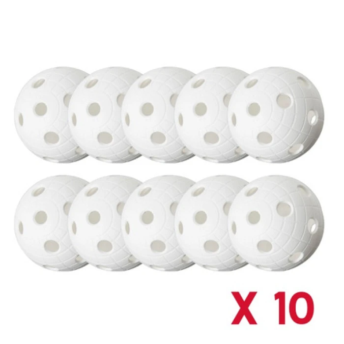 Флорбольный мяч Unihoc Crater (комплект 10 шт.)