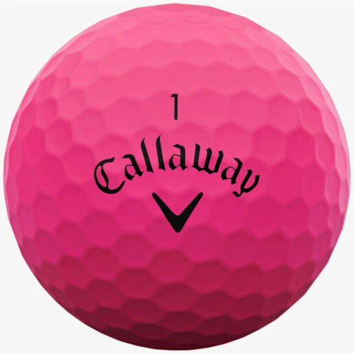 Мячи для гольфа Callaway Supersoft 2025 12 шт, розовые